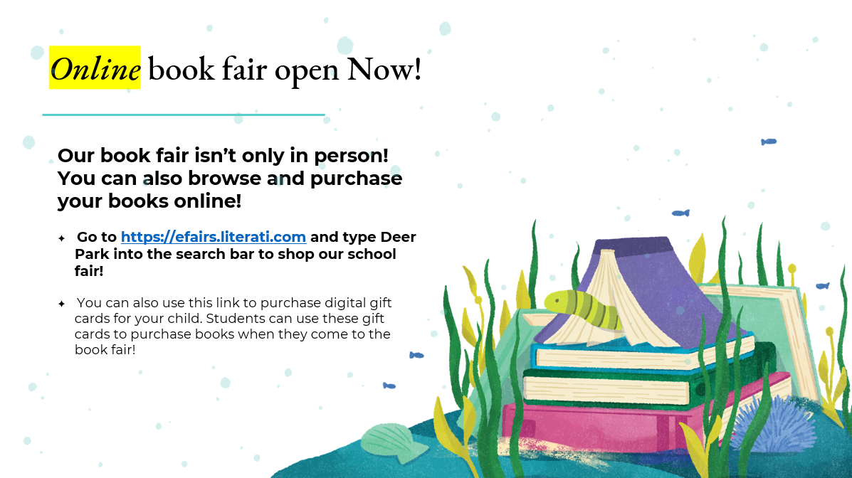 Deer Park Book Fair!!! Coming Soon! | Deer Park Elementary School