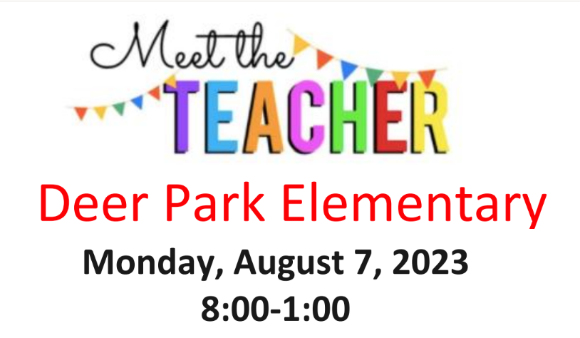 Meet the Teacher is Today, August 7!