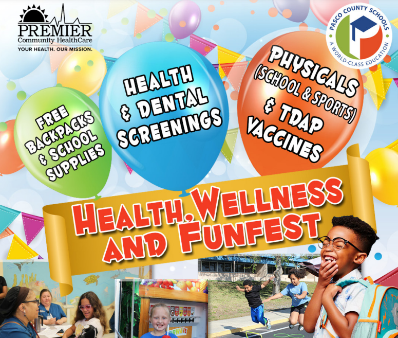 Health, Wellness Funfest Saturday, July 29