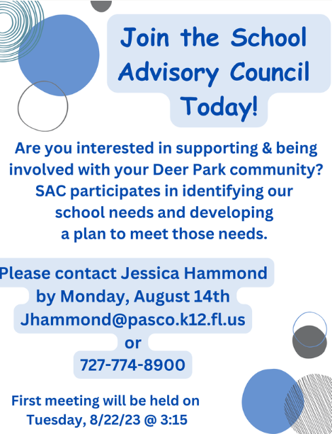 Join the School Advisory Council Today!