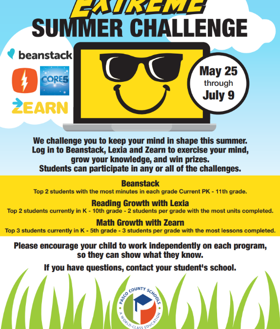 Extreme Summer Challenge! May 25 – July 9