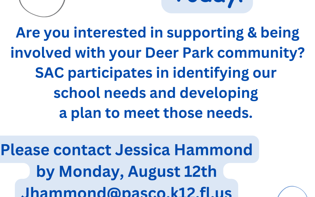 Join the School Advisory Council Today! 24-25