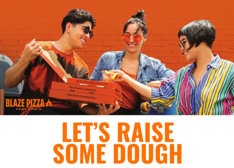 Blaze Pizza Spirit Night Fundraiser: February 27th from 5-8pm